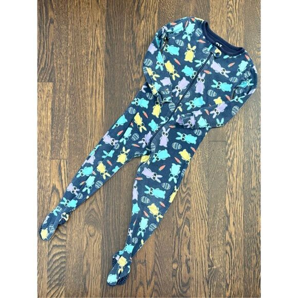 The Children’s PJ Place Toddler 2T Easter Egg Bunny 1-piece Pajamas Footed Sleep - Picture 1 of 6